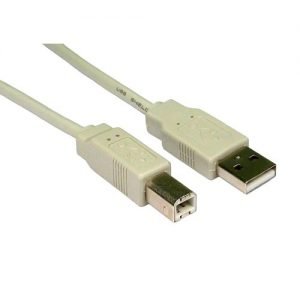 Cable USB Nano Cable USB 2.0 A/M - USB 2.0 B/M 3.0M BEIGE Impresora