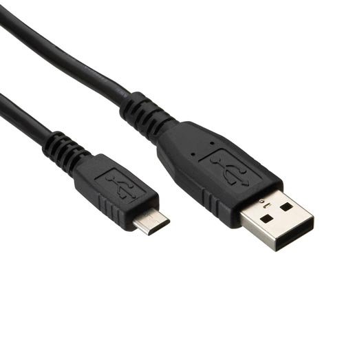 Cable USB Nano Cable USB 2.0 A/M - Micro USB 2.0 B/M 0.8 M Negro