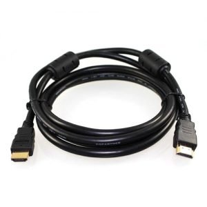 Cable HDMI Nano Cable HDMI A/M - HDMI A/M V1.4 1,8M Alta Velocidad/HEC/FERRITA Negro