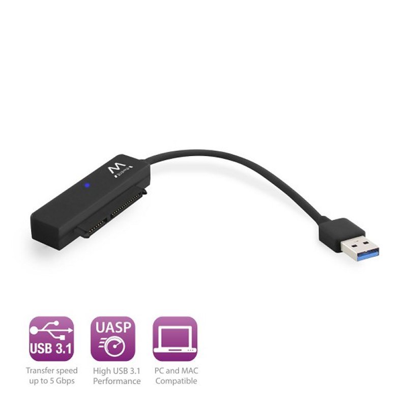 EWENT EW7017 Cable Usb 3.1 Adp Sata 2.5"SSD/HD - Imagen 2