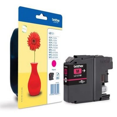 Brother Cartucho LC121MBP Magenta Blister