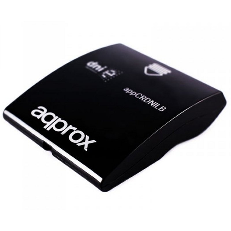 approx! Lector appCRDNILBv2 DNI Ext+Smart Card Neg - Imagen 2