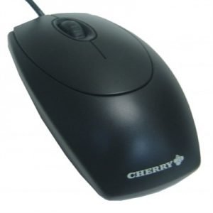 Cherry Ratón óptico Negro PS/2-USB