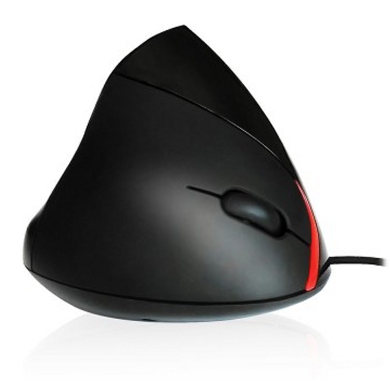 EWENT EW3156 Raton Ergonómico USB Negro - Imagen 2