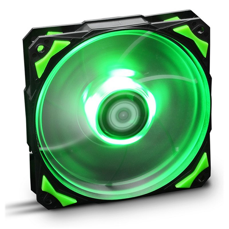 Nox Ventilador Caja HFAN 12cm Led Verde - Imagen 3