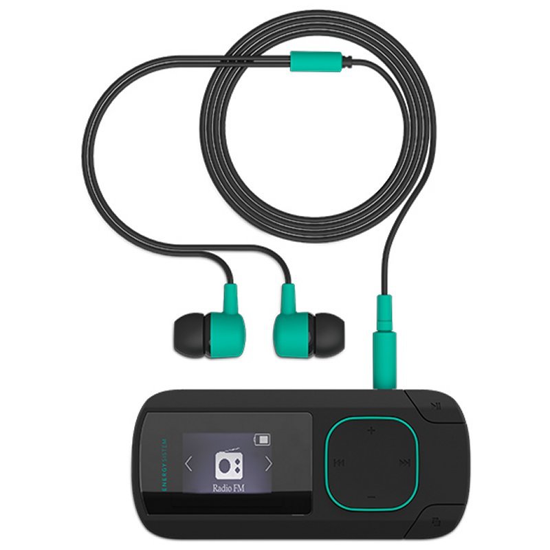 Energy Sistem MP3 Clip Bluetooth 8GB Radio Menta - Imagen 2