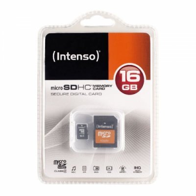 Intenso 3413470 Micro SD clase 10 16GB c/adapt - Imagen 2