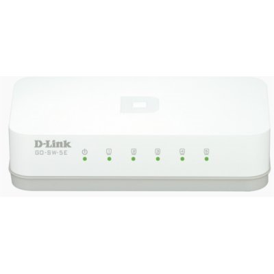 D-Link GO-SW-5E Switch 5p 10/100Mbps Green
