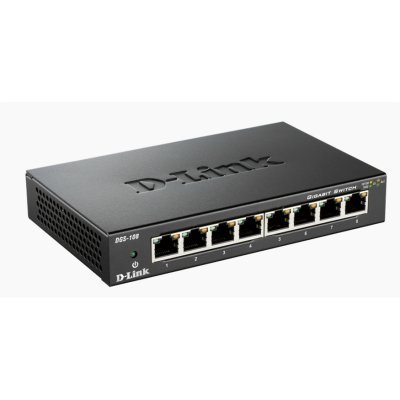 D-Link DGS-108 Switch 8p 10/100/1000Mbps RJ45 - Imagen 2