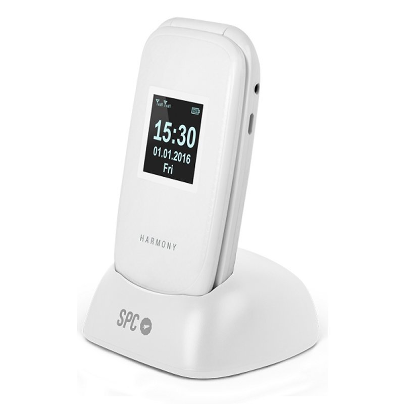 SPC Harmony Telefono Movil BT FM + Dock Blanco - Imagen 3