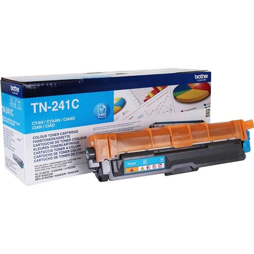 Toner Brother TN241C CIAN 1.400PAG - Imagen 2