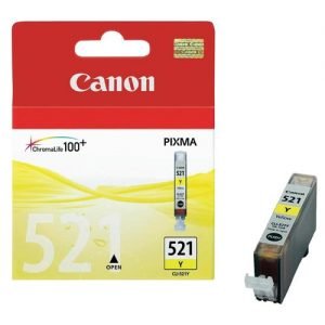 Tinta Canon CLI521Y Amarillo