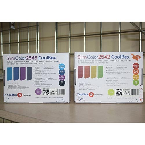 Caja HDD Coolbox SCG2543 2.5" SATA USB 3.0 Morado - Imagen 3