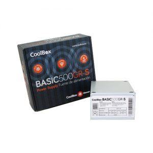 Fuente SFX 500W Coolbox 500GR-S 3SATA 8CM
