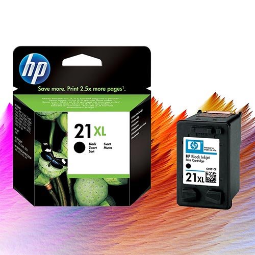 Tinta HP C9351C Nº 21XL Negro - Imagen 2