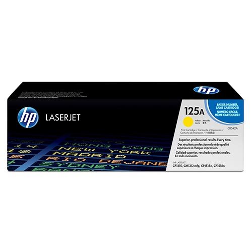 Toner HP CB542A Nº125A Amarillo 1.400PAG - Imagen 2
