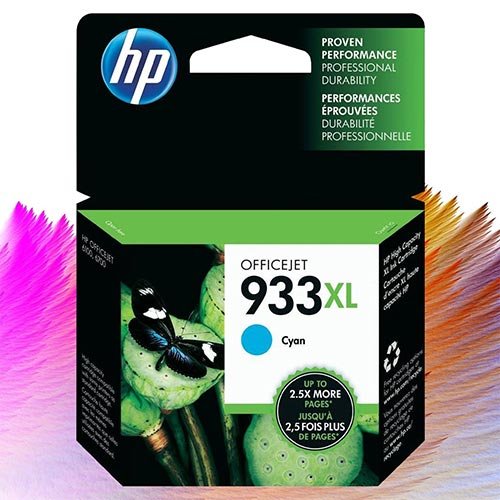 Tinta HP CN054AE Nº 933XL Cyan OF. 6100/6600/6700 - Imagen 2