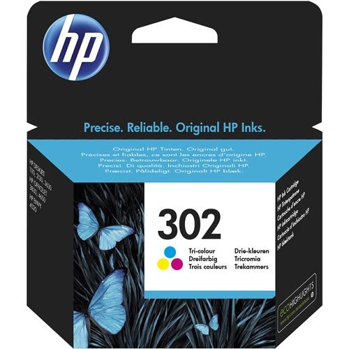 Tinta HP F6U65AE Nº 302 TRICOLOR - Imagen 2