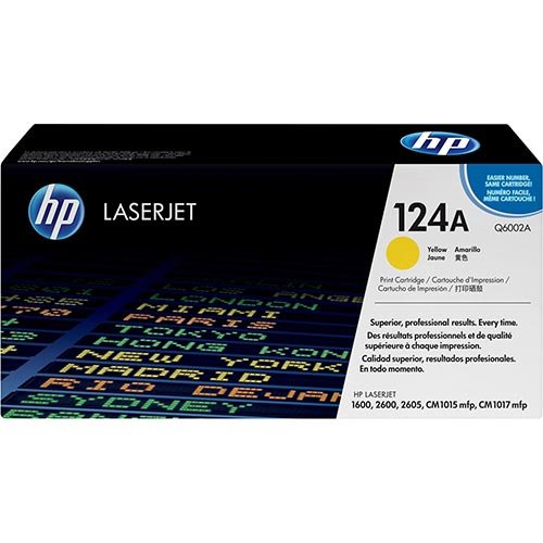 Toner HP Q6002A Nº124A Amarillo 2.000PAG - Imagen 2