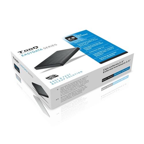 Caja HDD Tooq TQE-2527B 2.5'' SATA USB 3.0 Negra - Imagen 2