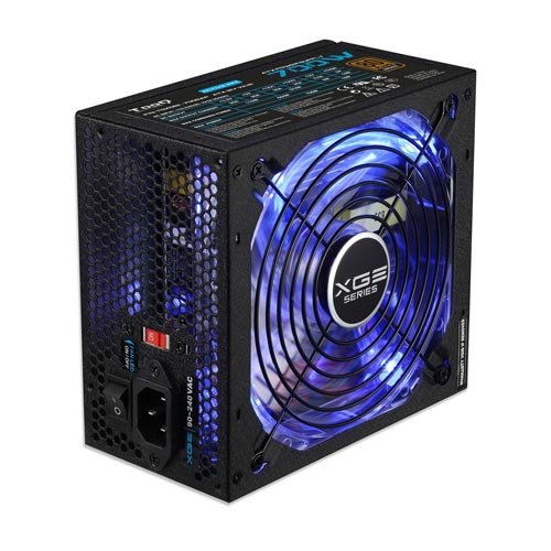 Fuente Alimentación 700W Tooq Gaming PFC-Activo 80+ 8SATA 14CM ATX Led Azul - Imagen 2