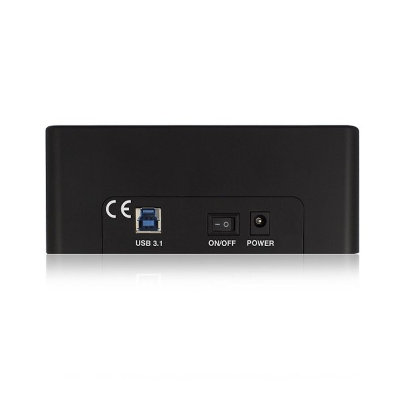 Ewent EW7014 Dock Station Dual 2.5"-3.5" USB 3.1 - Imagen 4