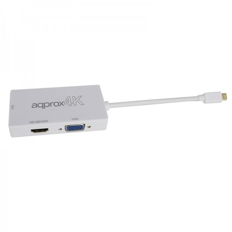 approx APPC37 Adaptador 4K Displayt/HDMI VGA DVI - Imagen 3