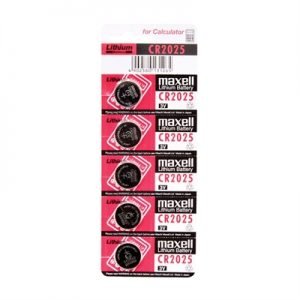 Maxell  PILA BOTON LITIO CR2025 3V BLISTER*5