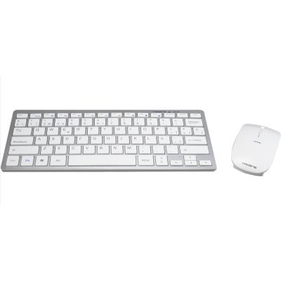 Tacens Levis Teclado+Ratón Inalámbrico Blanco
