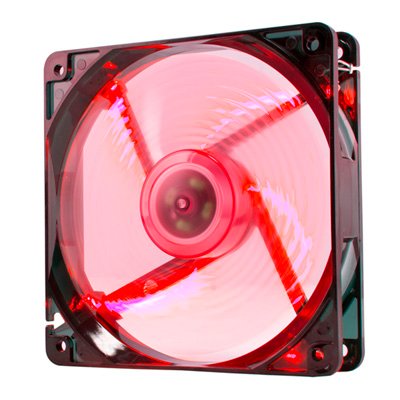 Nox Ventilador Caja Cool Fan 12cm Led Rojo - Imagen 3