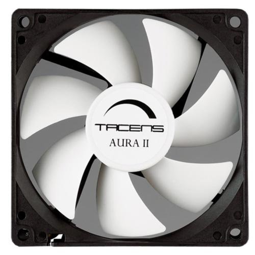Ventilador 8CM Tacens AURA II FLUXUS 1.500RPM NEGRO/Blanco - Imagen 3