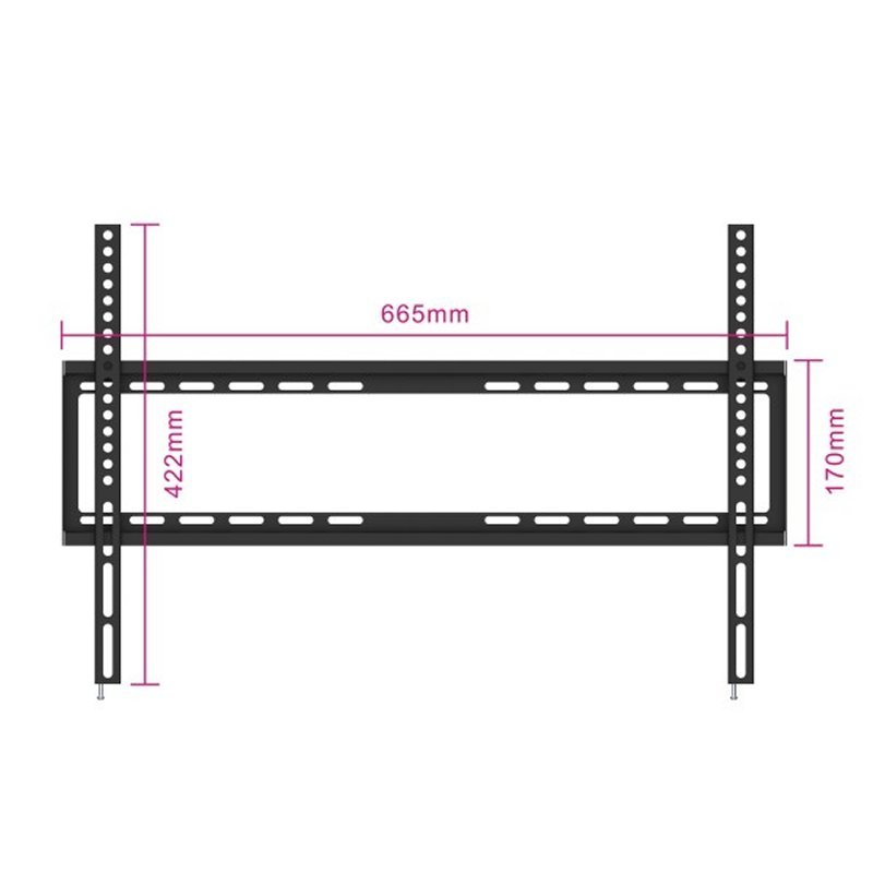 Ewent EW1503 soporte TV pared Bracket XL, 37 - 70" - Imagen 2