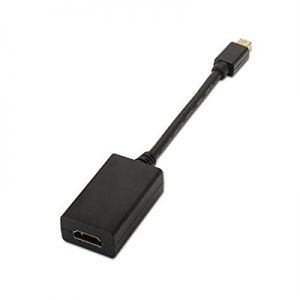 Conversor MINI DP/M a HDMI/H Negro 15cm