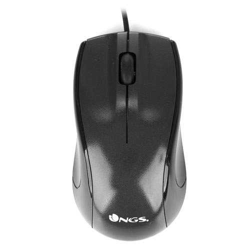 Ratón NGS MIST Óptico 1000DPI USB BLACK - Imagen 3