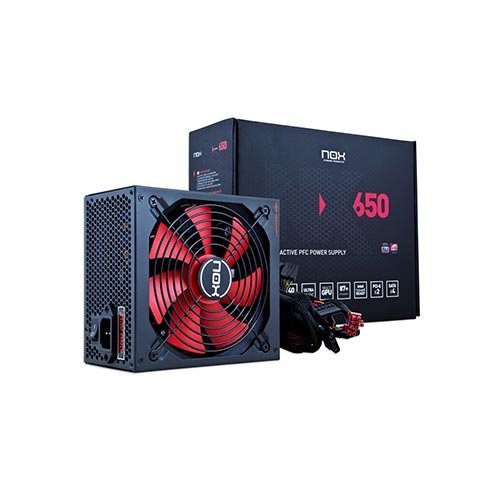 Fuente Alimentación 650W Nox NX PFC Activo 87+ 14cm ATX - Imagen 2