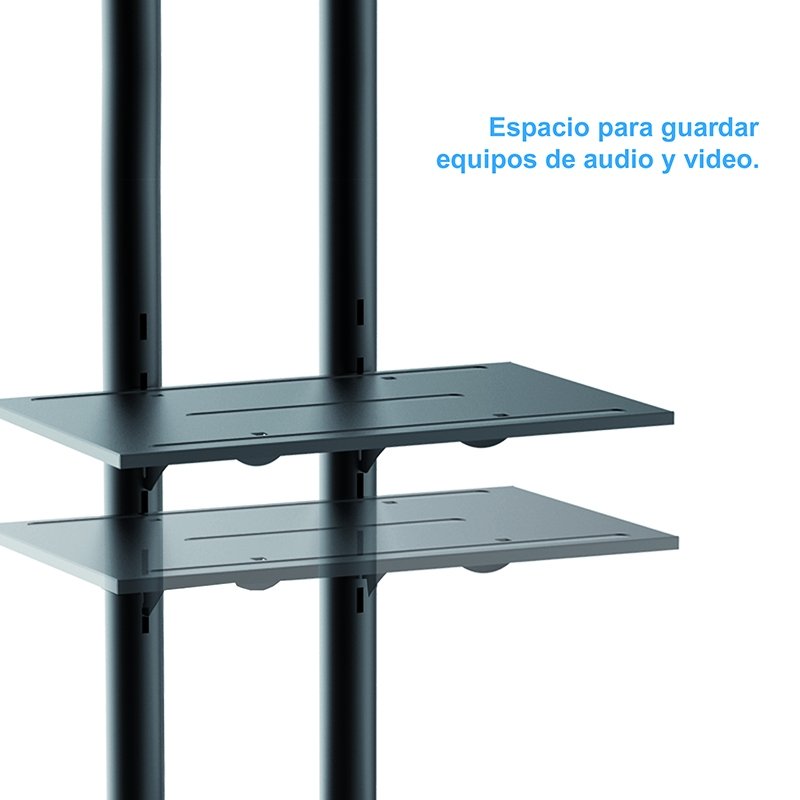 Tooq Soporte TV Suelo Ruedas FS1470M-B 37"-70" - Imagen 3