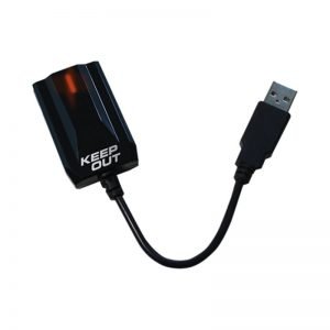Keep Out  SOUND CARD USB 7.1 /PS4 ADP + SOFTW.