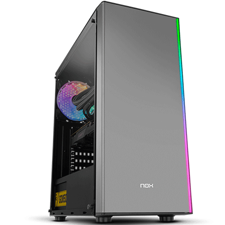 Caja Nox Infinity OMEGA RGB Negra