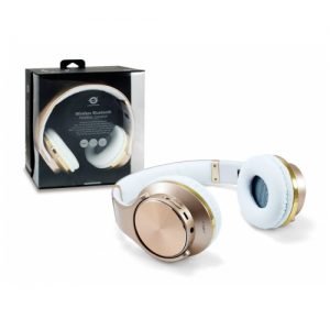 Headset Conceptronic ELIGIO Bluetooth con Función Altavoz  Manos Libres REPRODUCE DESDE  MICROSD COLOR ORO