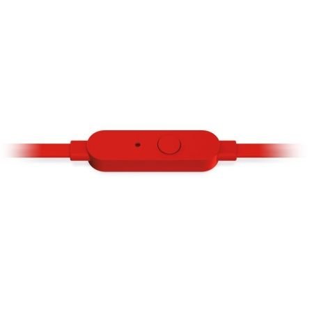 Auriculares Intrauditivos JBL T110 RED - PURE BASS - Drivers 9MM - CABLE PLANO - FUNC. Manos Libres - Imagen 4