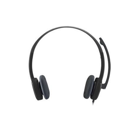 Auriculares DIADEMA con Micrófono Logitech H151 - CONTROLES INTEGRADOS EN CABLE - CABLE 1.8M - JACK 3.5MM - Imagen 2