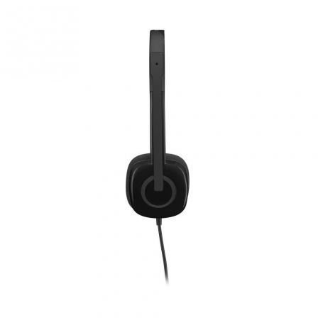 Auriculares DIADEMA con Micrófono Logitech H151 - CONTROLES INTEGRADOS EN CABLE - CABLE 1.8M - JACK 3.5MM - Imagen 3