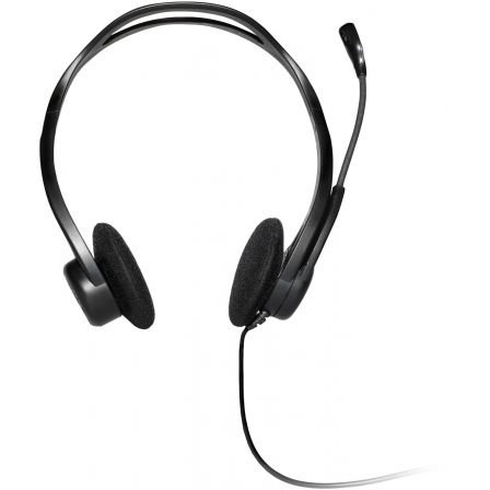 Auriculares DIADEMA con Micrófono Logitech Headset PC 960 USB CONTROL VOLUMEN / MUTE NEGRO 981-000100 - Imagen 2
