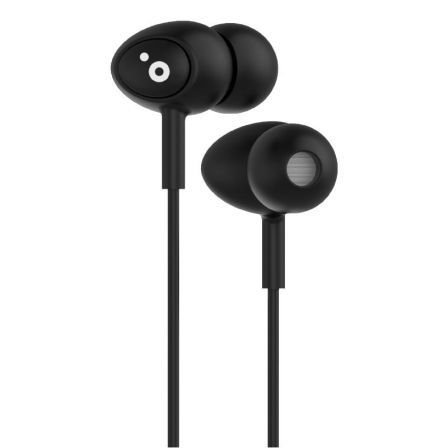 Auriculares Intrauditivos SUNSTECH POPS BLACK - 100-10000HZ - Micrófono INTEGRADO - JACK 3.5MM - CABLE 1.2M