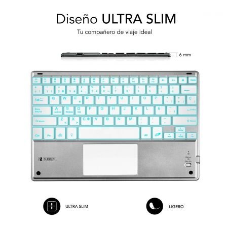 Teclado Compacto Inalámbrico por Bluetooth Subblim SMBT50/ Silver - Imagen 3
