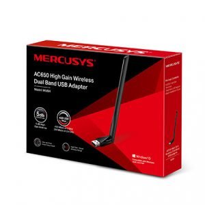 Mercusys MU6H Adaptador USB AC650 - Hasta 200Mbps 2.4GHz, Hasta 433Mbps 5GHz - Antena 5dBi -