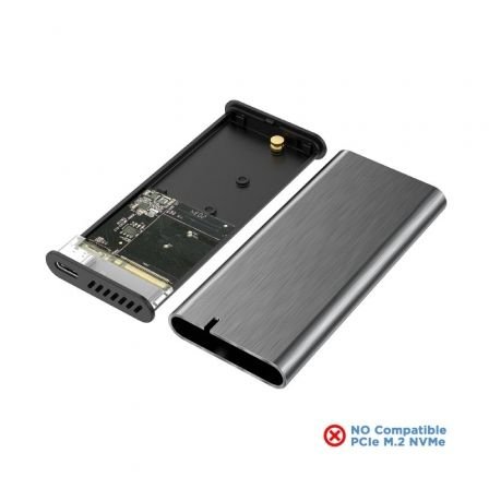 Caja Externa para Disco Duro SSD M.2 SATA Aisens ASM2-007GRY/ USB 3.1 Gen1/ Sin Tornillos - Imagen 3