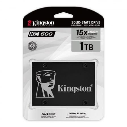 Kingston SKC600/1024G SSD NAND TLC 3D 2.5" - Imagen 3