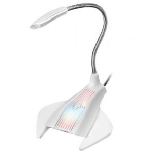 Mars Gaming Microfono Gaming RGB WIN/MAC/PS4 Blanc
