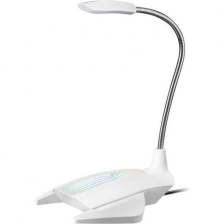 Mars Gaming Microfono Gaming RGB WIN/MAC/PS4 Blanc - Imagen 3